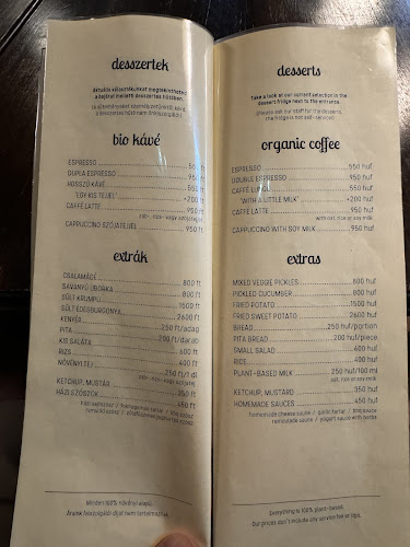 Kozmosz Vegán Étterem - Vendéglátás