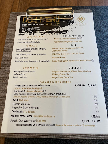 Opinii despre Araz Restaurant în Budapest - Vendéglátás