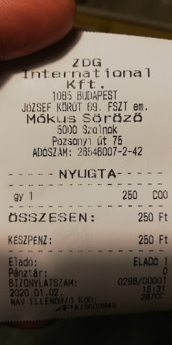 Opinii despre B-Terv Söröző în Szolnok - Vendéglátás