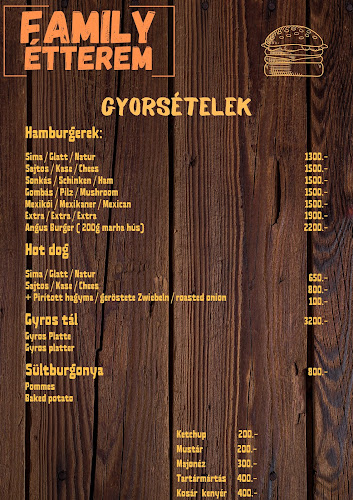 Family Étterem - Vendéglátás