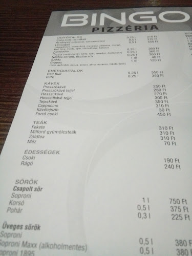Comentarii opinii despre Bingo Pizzafutár (pizza házhozszállítás)