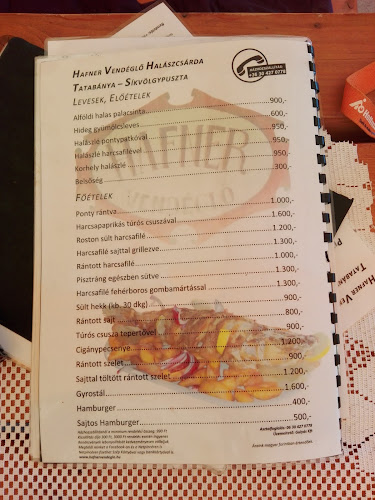 Hafner Vendéglő - Vendéglátás