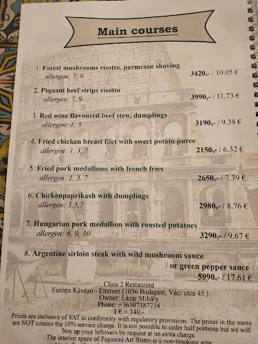 Comentarii opinii despre Európa Café