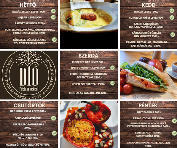 Opinii despre DIÓ KONYHA ÉS OLASZ DELIKÁT BOLT în Sopron - Vendéglátás