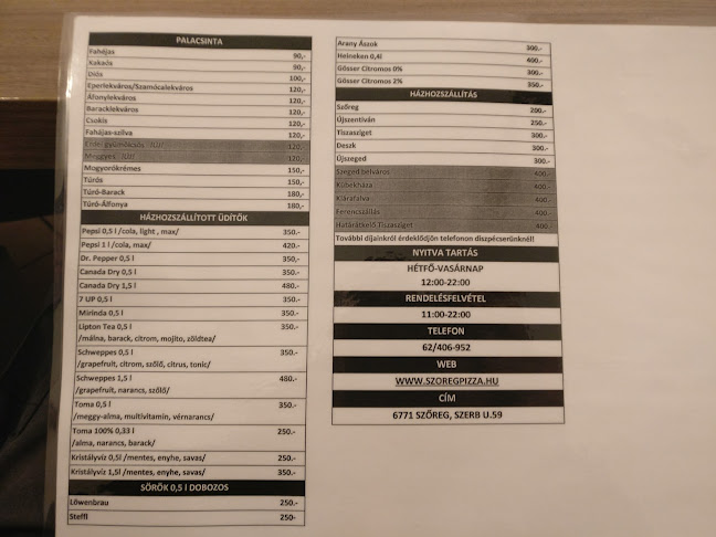 Comentarii opinii despre Pizza Paradicsom Szőreg