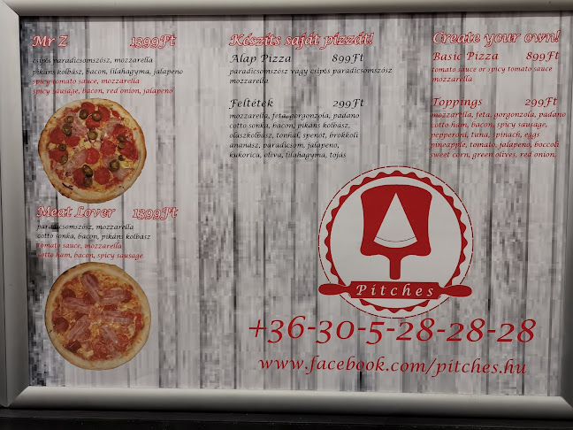 Pitches pizza szeletbár