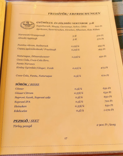 Lucullus Fogadó - Vendéglátás