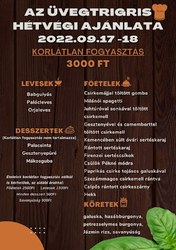 Opinii despre Üvegtigris, a büfé în Tinnye - Vendéglátás