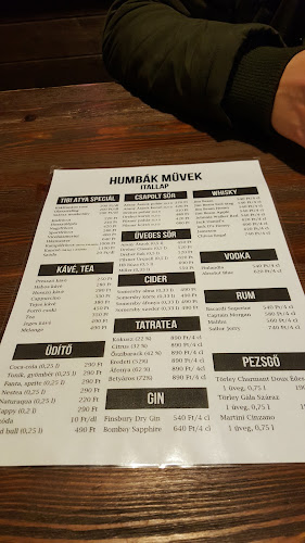 Opinii despre Humbák Klub în Budapest - Vendéglátás