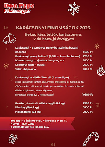 Opinii despre Don Pepe Békásmegyer în Budapest - Vendéglátás