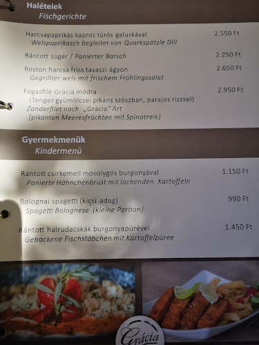 Grácia Étterem és Pizzéria - Vendéglátás