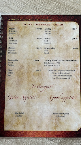 Harsona Panzió és Étterem - Harsány