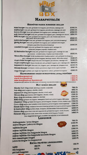 Wave Box - Vendéglátás