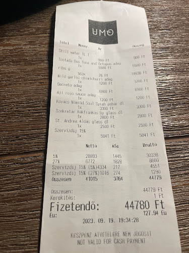 UMO Restaurant - Budapest