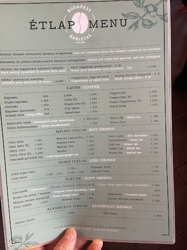 Opinii despre Budapest Baristas - Buda în Budapest - Vendéglátás