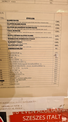 Opinii despre Horgász Büfé în Varbó - Vendéglátás