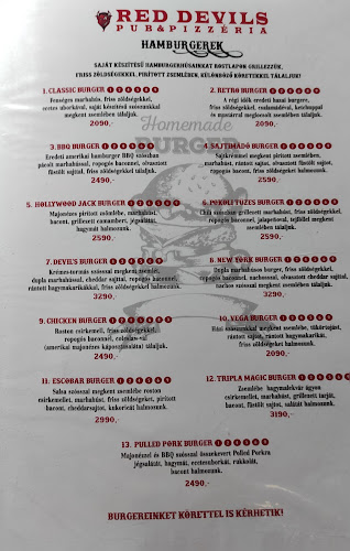 Opinii despre Red Devils Pub & Pizzéria în Csemő - Vendéglátás