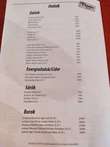 Peppers Inn - Vendéglátás