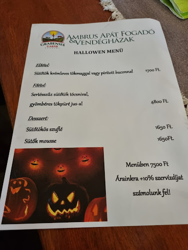 Comentarii opinii despre Grabensia Ambrus Apát Fogadó