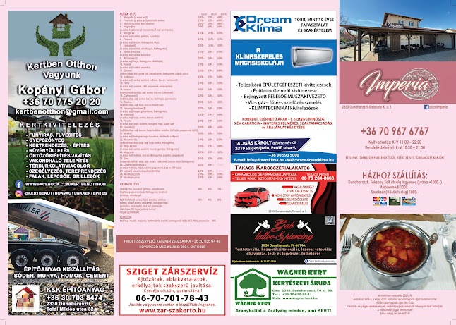 Imperia Pizzéria - Vendéglátás