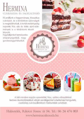 Hermina cukrászda és fagylaltozó - Vendéglátás