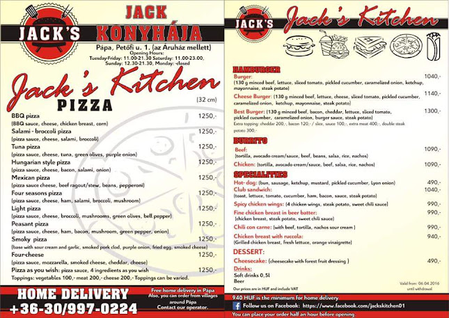 Jack konyhája - Vendéglátás