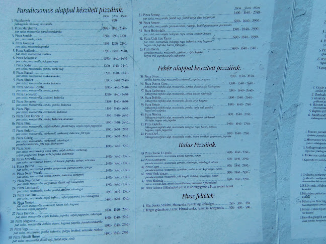 Comentarii opinii despre Pampalini Pizzéria és Étterem