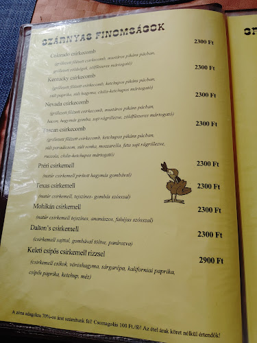 Texas Étterem - Vendéglátás