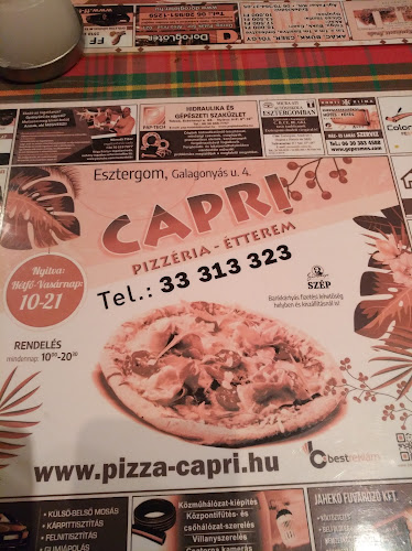 Capri Pizzéria - Vendéglátás
