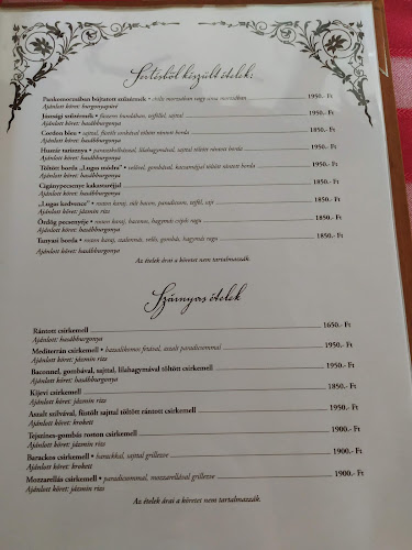 Opinii despre Lugas Vendéglő în Szolnok - Vendéglátás