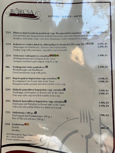 Borcsa Étterem - Balatonfüred