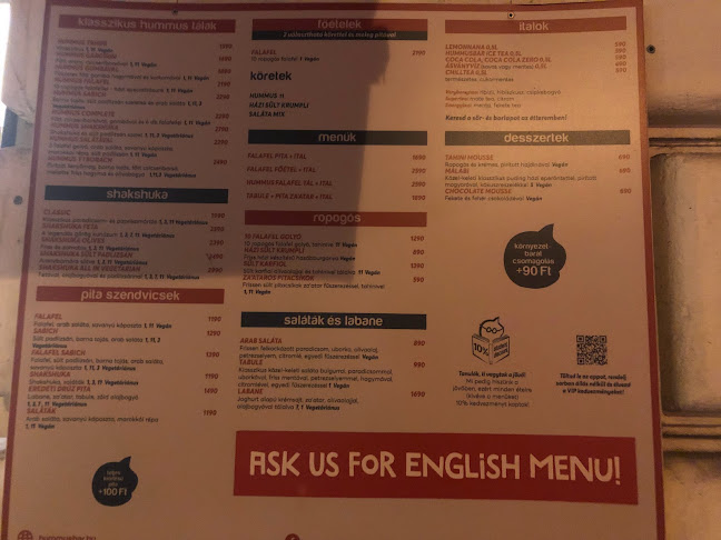 hummusbar - Vendéglátás