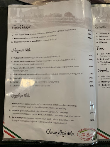 Opinii despre Al Rabló Étterem és Pizzéria în Pásztó - Vendéglátás