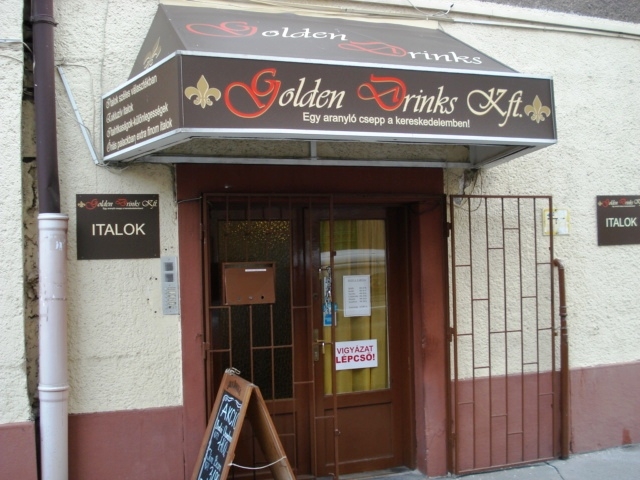 Golden Drinks Kft. Italszaküzlet és Nemzeti Dohánybolt