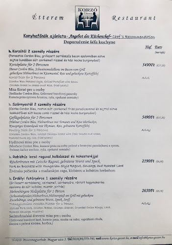 Korzó Étterem - Mosonmagyaróvár
