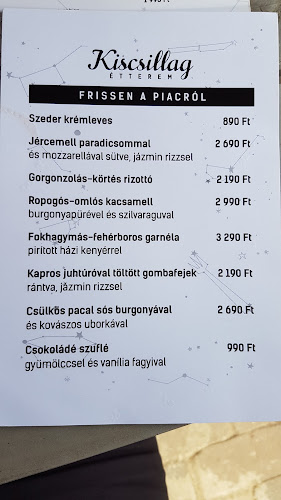 Kiscsillag Étterem - Vendéglátás