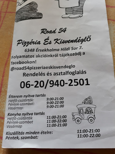 Opinii despre Road54 Kisvendéglő în Érsekhalma - Vendéglátás