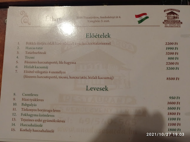 Opinii despre Étterem Tiszaújváros - Nádas Csárda în Tiszaújváros - Vendéglátás