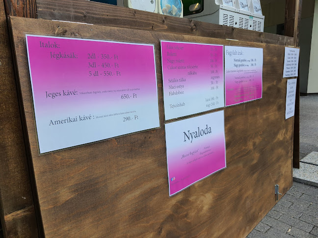 Nyaloda.hu fagyizó - Vendéglátás