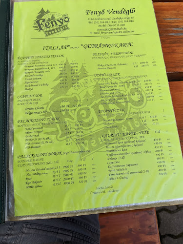 Fenyő Vendéglő - Szilvásvárad