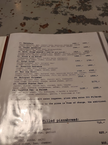 Marxim pizzéria - Vendéglátás