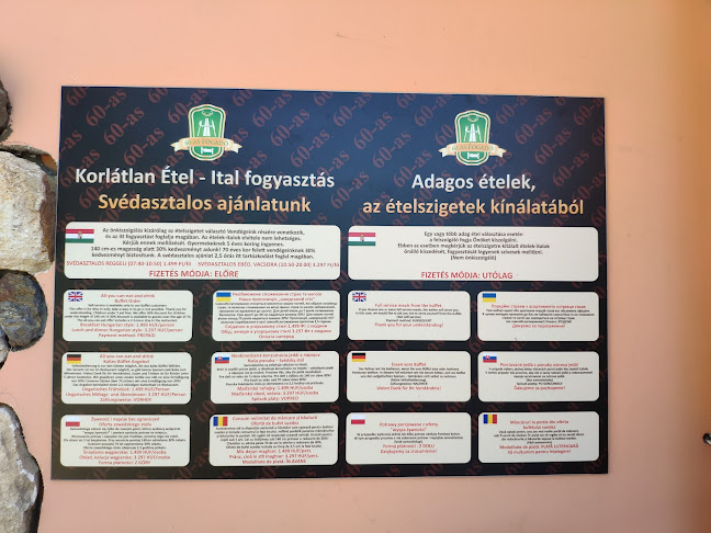 Opinii despre 60-as Fogadó (Budapest felől) în Budapest - Vendéglátás