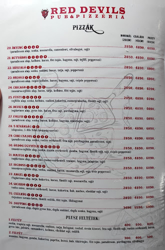 Red Devils Pub & Pizzéria - Vendéglátás