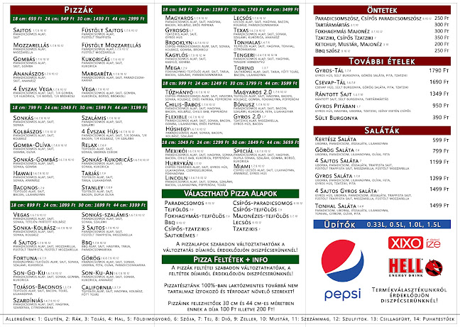 Pizza Paradicsom Szőreg