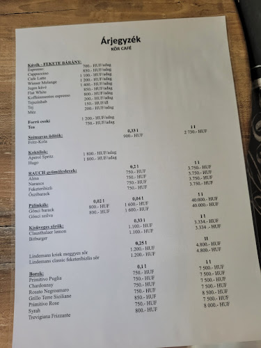 Opinii despre Kör Café în Tiszafüred - Vendéglátás