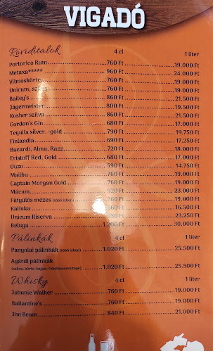 Vigadó - Vendéglátás