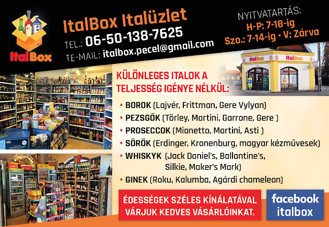 ItalBox Italdiszkont - Vendéglátás