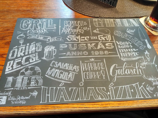 Puskás Söröző és Étterem - Vendéglátás