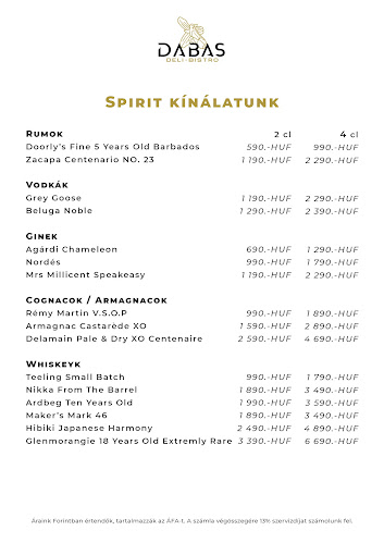 Dabas Deli ∙ Bistro - Vendéglátás