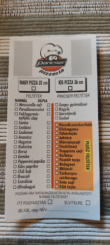 Pancser Pizza és Étterem - Vendéglátás